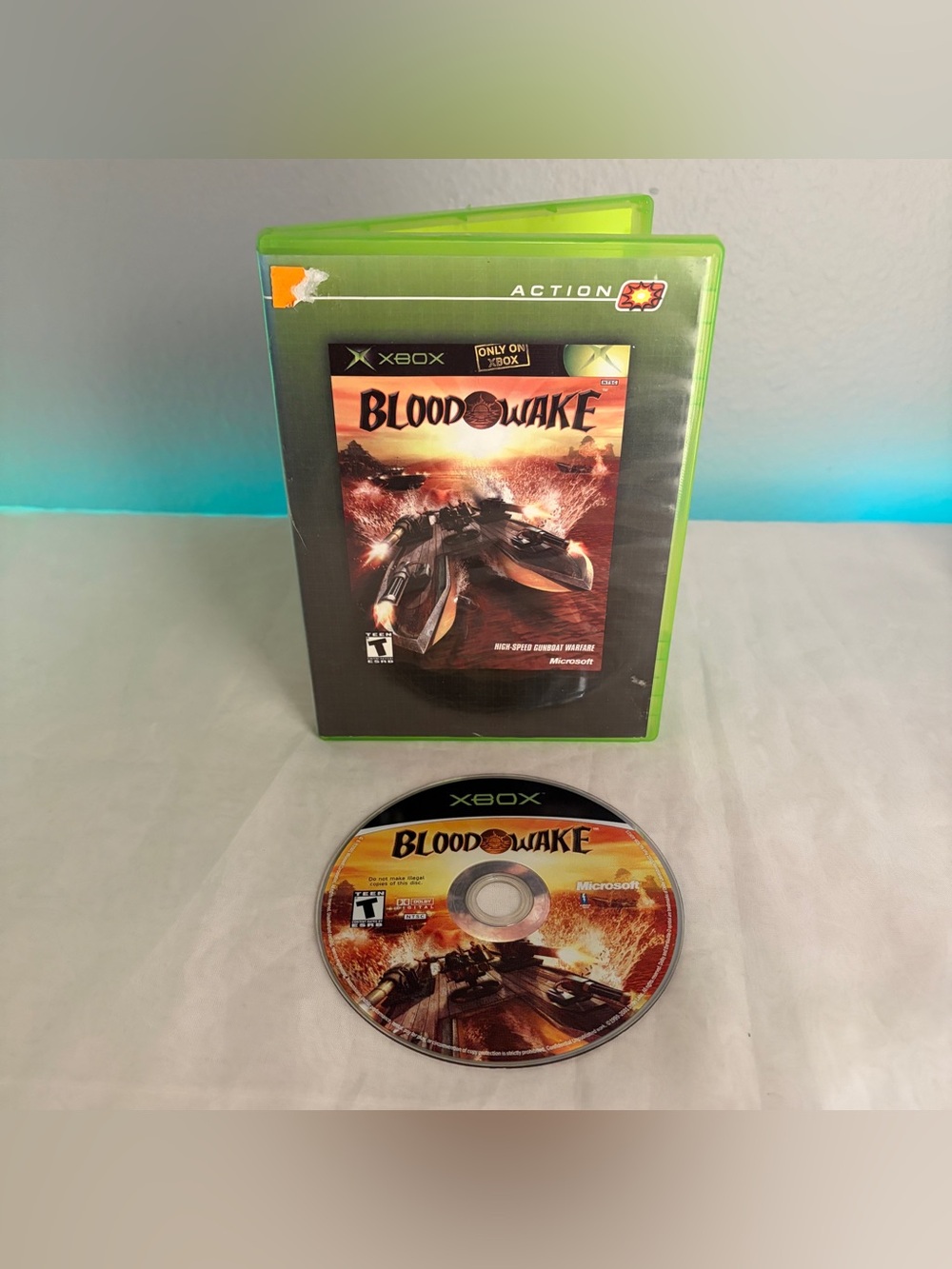 Blood Wake (original Xbox)  - Disc & Case Only No Manual Videogame Tested Works
